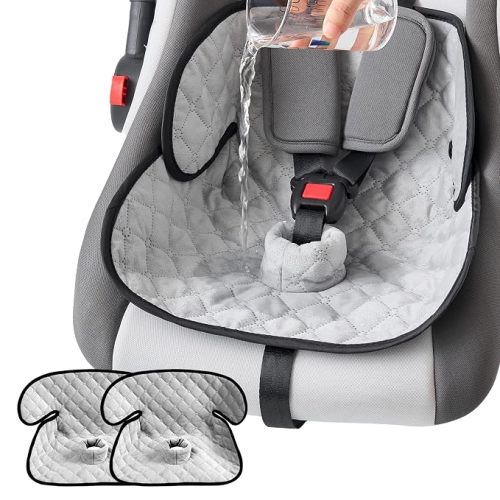 2 Pack Waterproof Piddle Pads Carseat Potty Training Car Seat Protector Waterproof Car Seat Liner Cover to Prevent Pee