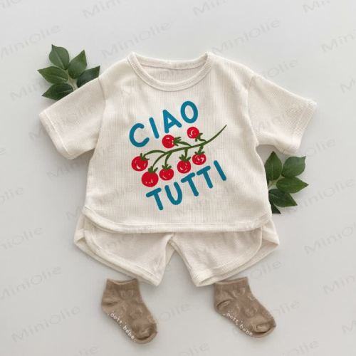 CIAO TUTTI Baby Tomato Waffle 2-piece Set