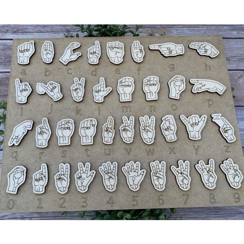 ASL American Sign Language Puzzle