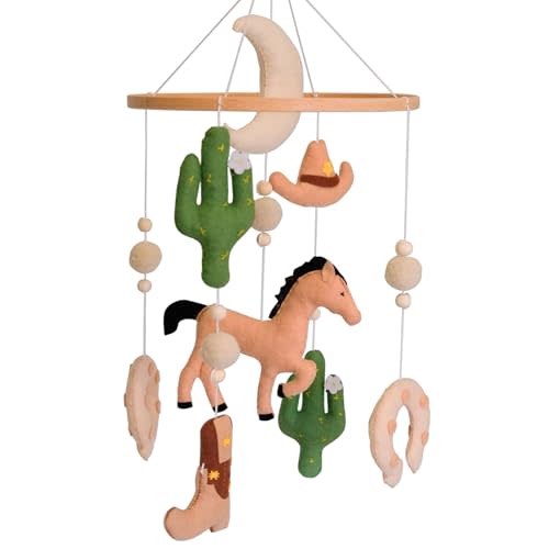 Western Baby Mobile, Cowboy Mobile for Crib, Crib Mobile for Boys, Western Nursery Decor Mobile,Baby Cowboy Nursery Decor