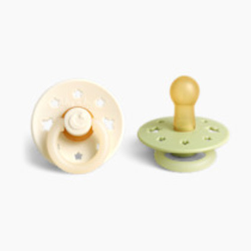 Itzy Ritzy Itzy Soother Glow in the Dark Natural Rubber Pacifier - Green, 6-18