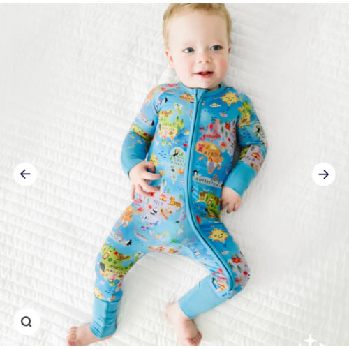 Around The World Zippy - Little Sleepies