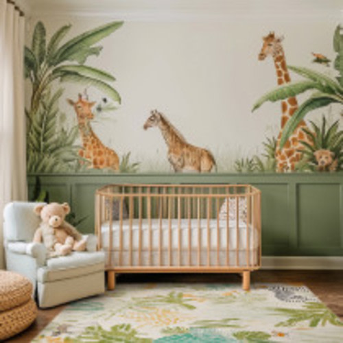 Safari Rug - Green/Multi, 8x10
