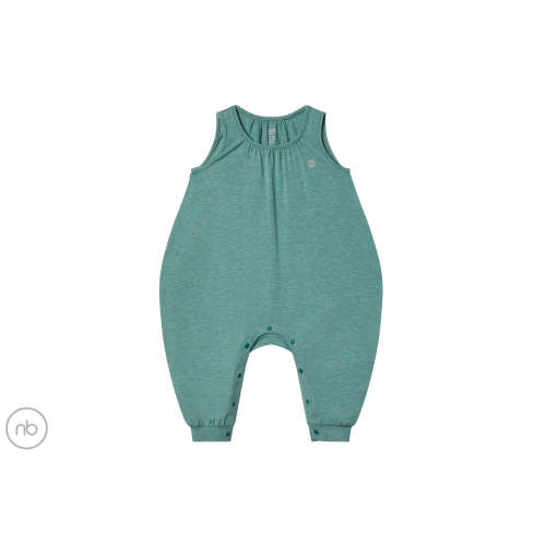 Basics Sleeveless Jumpsuit (Bamboo) - Misty Moss