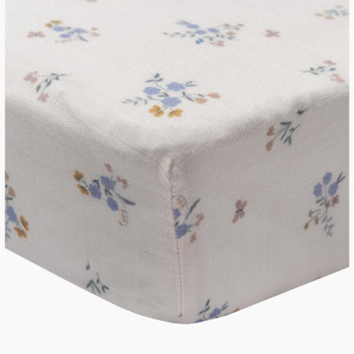 Cotton & Bamboo Fitted Crib Sheet - Ditsy Floral