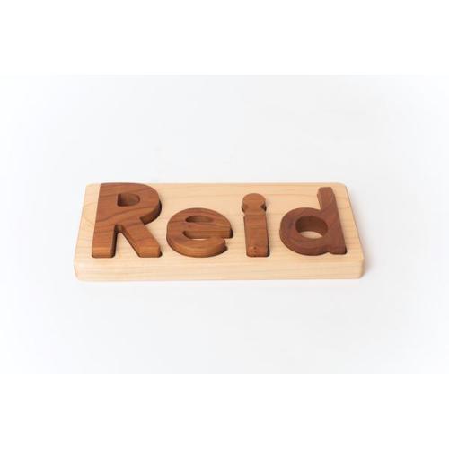 (1) Personalized Wooden Name Puzzle – Heir+Loom Kids