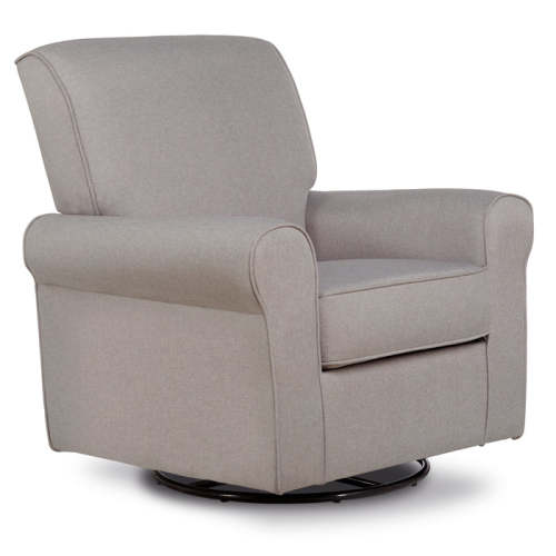 Evolur London Upholstered 360 Swivel Rocker Nursery Glider — buybuy BABY