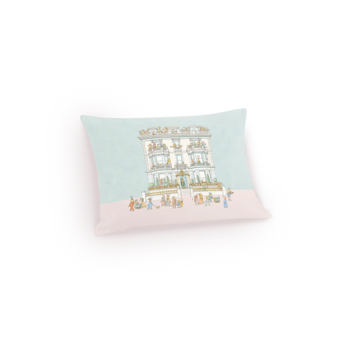 Satin Cushion - British Townhouse (Atelier Choux & Harrods)