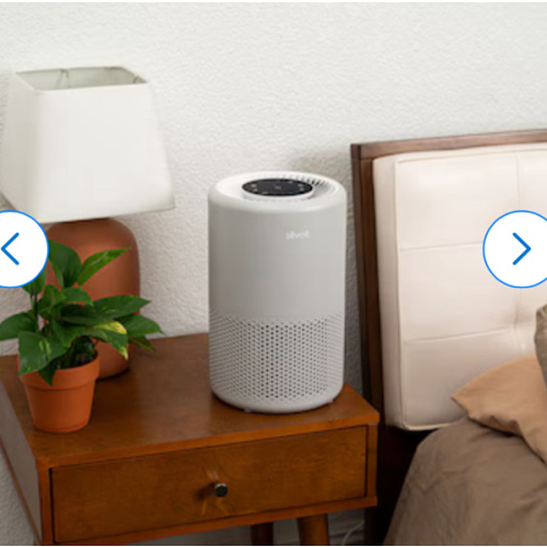 Levoit Core 200 3 -Speed Smart Compatible Gray Activated Carbon Air Purifier ENERGY STAR Certified (Covers: 915-sq ft ) in the Air Purifiers department at Lowes.com