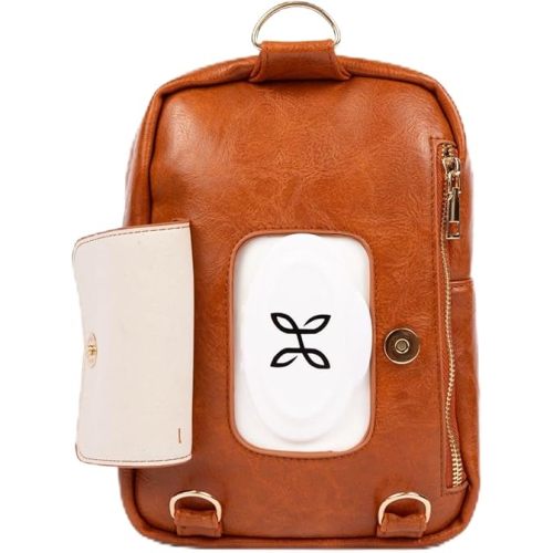 Crossbody Diaper Bag - Instant Baby Wipes Access - Baby Wipes Purse - OLD MINI MAE MODEL