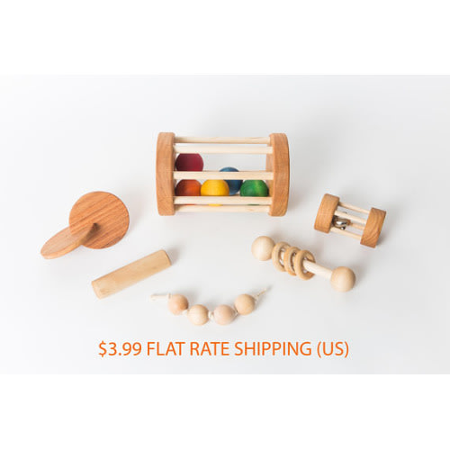 Montessori Baby Set of 6 Toys Montessori Infant Set