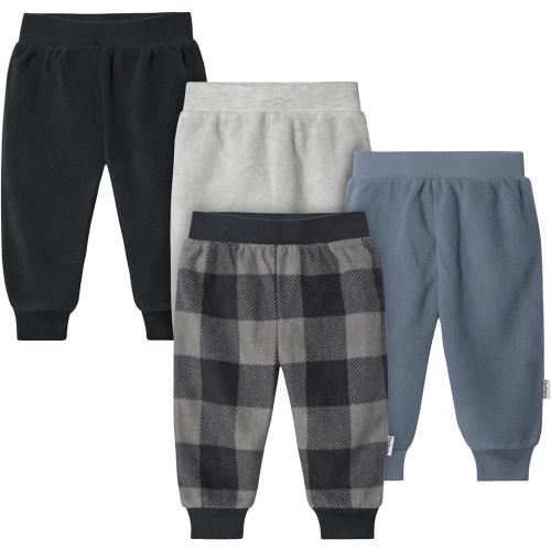 Gerber Baby-Boys 4-Pack Microfleece Pants