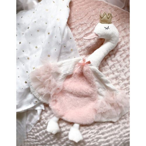Selene Swan Security Blankie, Pink - MON AMI | Maisonette