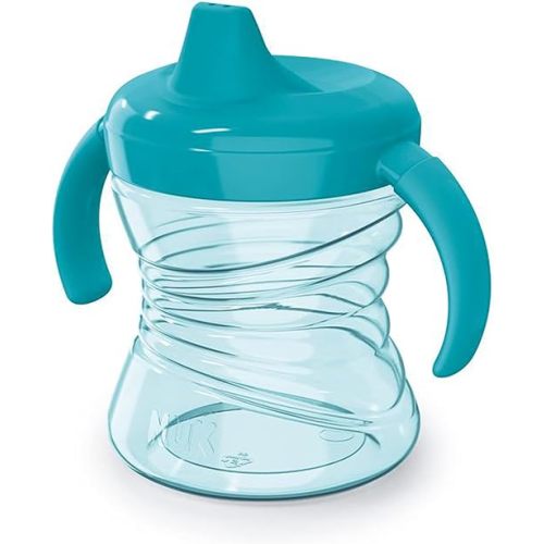 First Essentials by NUK Acrylic Fun Grips Soft Spout Trainer Cup, 7 oz.