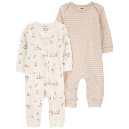 Baby 2-Pack Jumpsuits - 3M - Multi