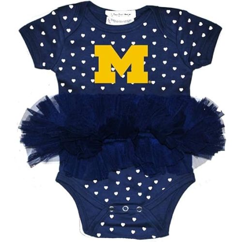 Two Feet Ahead Newborn Baby Girl Bodysuit Creeper Hearts Tutu Skirt Dress Sizes 0-3M 6M 12M