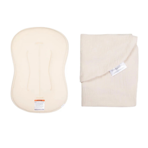 Lounger Curve + Muslin Cover Set | Natural