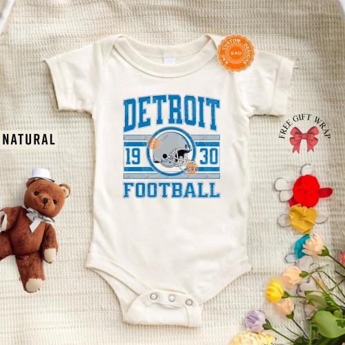 Detroit Football Onesie
