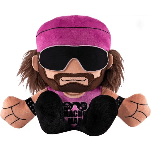 Bleacher Creatures WWE Macho Man Randy Savage 8" Kuricha Sitting Plush- Soft Chibi Inspired Toy