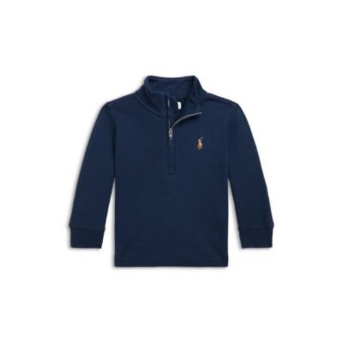 Polo Boys' Interlock Quarter Zip Pullover - Baby