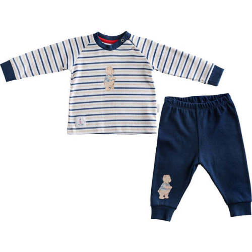 Striped Sailor Bear Outfit, Navy - Andy Wawa | Maisonette