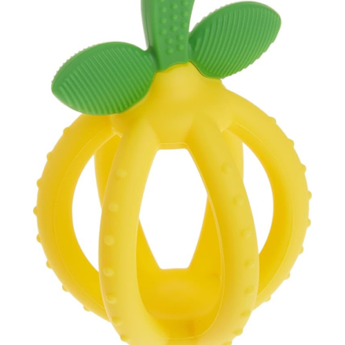 Amazon.com : Itzy Ritzy Teething Ball & Training Toothbrush - Silicone, BPA-Free Bitzy Biter Lemon-Shaped Teething Toy Features Multiple Textures to Soothe Gums & an Easy-to-Hold Design (Lemon) : Baby