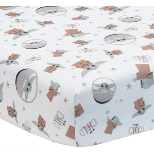 Star Wars Mandalorian The Child/Baby Yoda/Grogu Fitted Crib Sheet – Lambs & Ivy