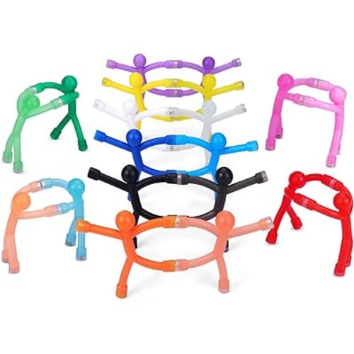 TRYMAG Man Fridge Magnets, 20 Pack Cute Magnets Fridge for Adults, Funny Humanoid Magnetic Toys for Fridge, Magnetic People Mini Humanoid Colorful Magnetic Toy for Locker, Office, School Decoration