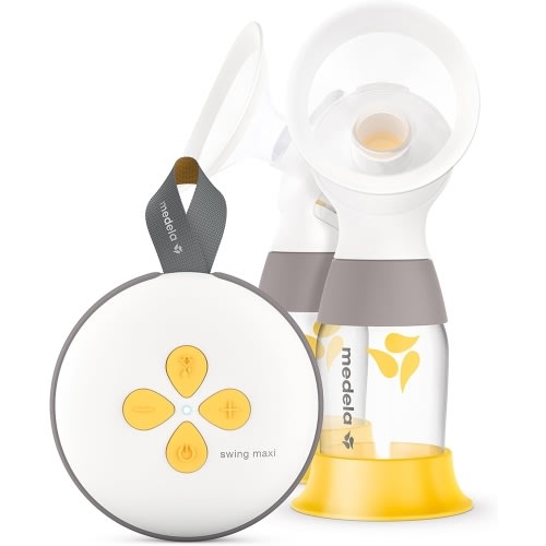 Medela Breast Pump | Swing Maxi Double Electric | Portable Breast Pump | USB-C Rechargeable | Bluetooth | Closed System