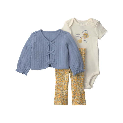 Carter's Child of Mine Baby Cardigan Set, 3-Piece, Sizes 0/3 Months-24 Months