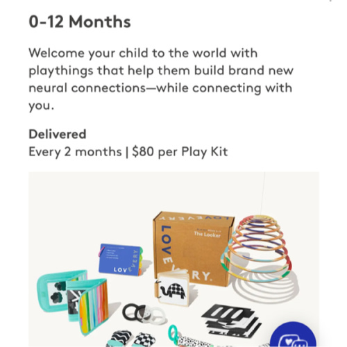 The Play Kits by Lovevery | Montessori Toy Subscription Ages 0-5 | Lovevery