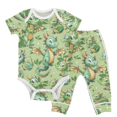 KICPOAY Baby Clothes Set Infant Bodysuits Pants Sets 0-24M For Boys Girls