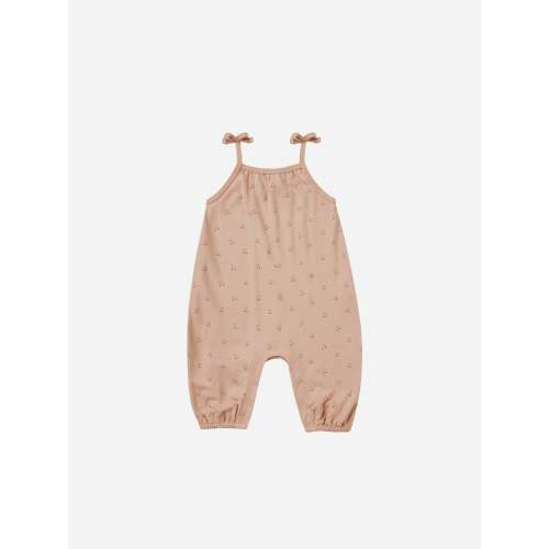Smocked Jumpsuit || Cherries