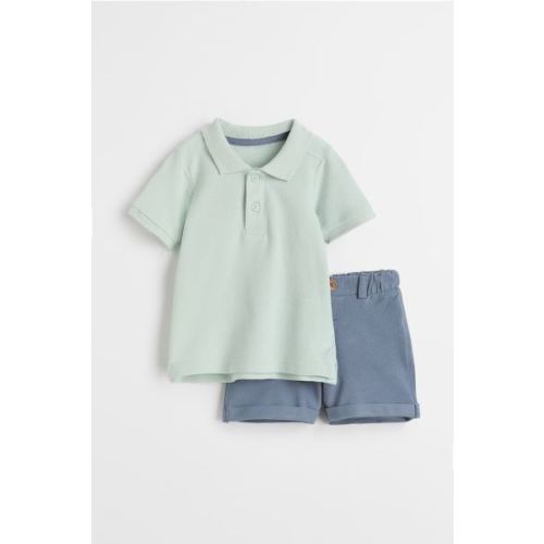 Polo Shirt and Shorts