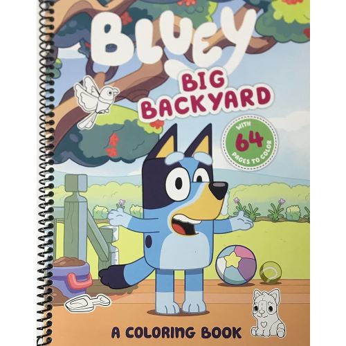 Bluey: Big Backyard: A Coloring Book | Spiraled by Spiraling Freedom®