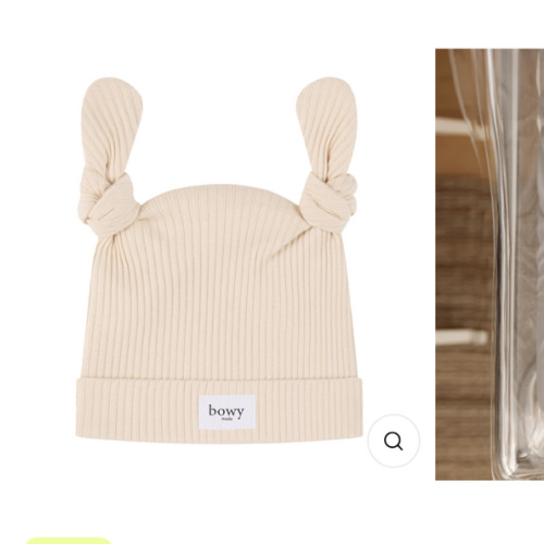 Double Knot Beanie - Cream