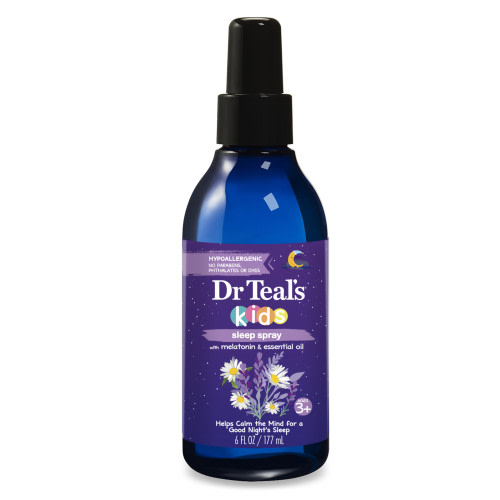 Dr Teal's Kids Sleep Spray, Hypoallergenic, with Melatonin & Essential Oil Blend, 6 fl oz