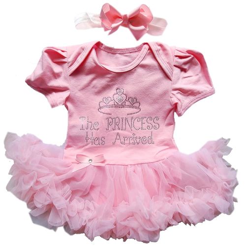 Kirei Sui Baby The Princess Has Arrived Bodysuit Tutu Small Pink