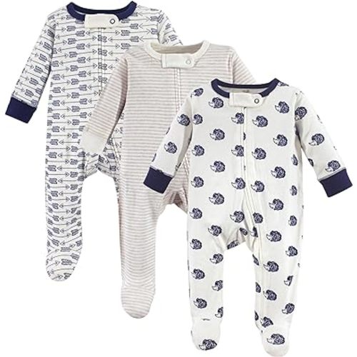 Touched by Nature Baby Girls' Organic Cotton Sleep and Play