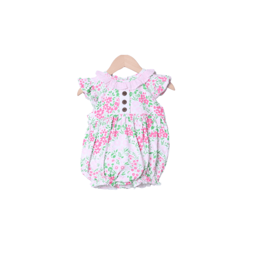 Pretty Pink Floral Bubble