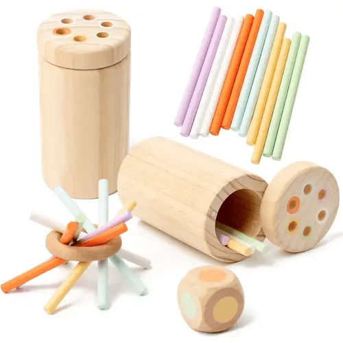 Toddler Toys Montessori Toys for 1 Year Old Fine Motor Skills Toys for 1-2 Year Old Sensory Toys Wooden Learning & Educational Toys for Toddlers 1-3