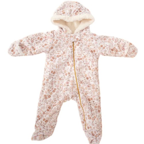 Winter Jumpsuit - Dainty Floral | Minky Couture