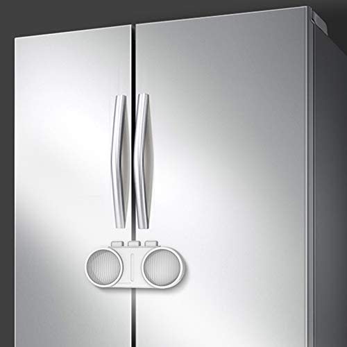 EUDEMON Baby Safety French Fridge Door Lock Freezer Refrigerator Lock Cabinet Cupboard Lock for Childproof & Pet Proofing Easy to Install no Tools Need or Drill (1 Pack,White)