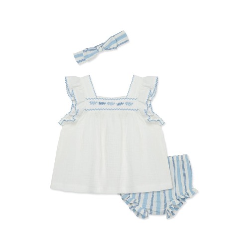 Stripes & Sprigs Gauze Tank & Shorts Set, 3M
- Only 1 left