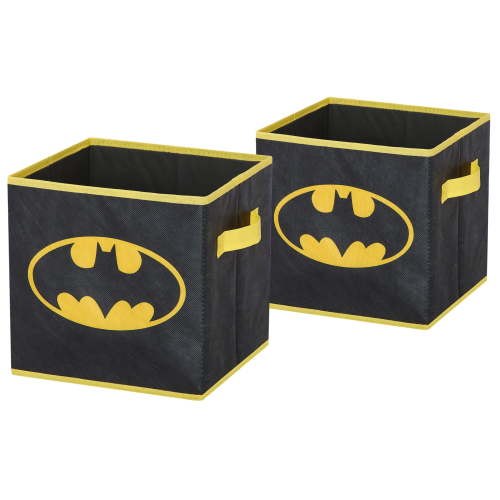Batman Kids' 2-Pack Storage Cubes, 10" x 10"