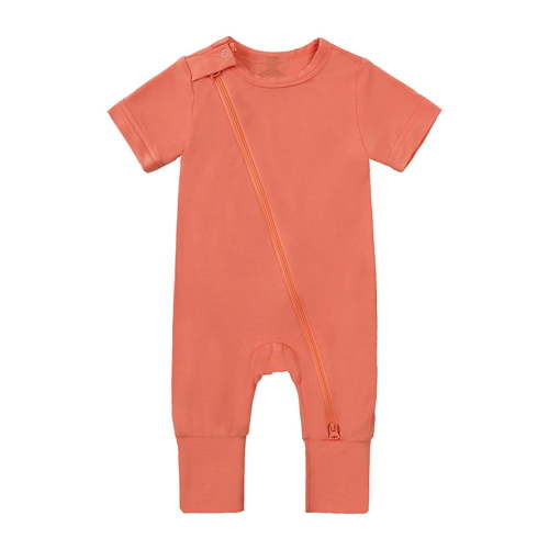 Fshinging Baby Rompers Footless Pajamas Zipper Short Sleeve Sleeper Jumpsuit 4 Month Baby Girl Clothes