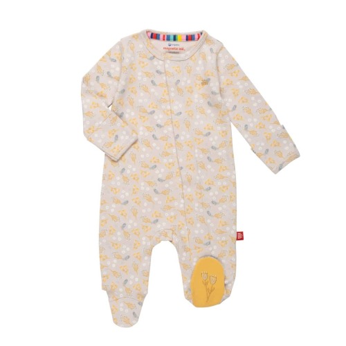 logan organic cotton magnetic parent favorite footie – Magnetic Me