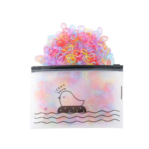 Xooz 1500 Pcs Colorful Rubber Band Kids Girl Colorful Fashion Disposable Rubber Band Elastic Hair Band Thin Small Ponytail Hair Elastics Daily Life One Size Baby Ponytail Holders Elastic Ribbon Hair