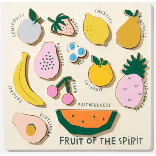 Fruit of the Spirit Wooden Puzzle