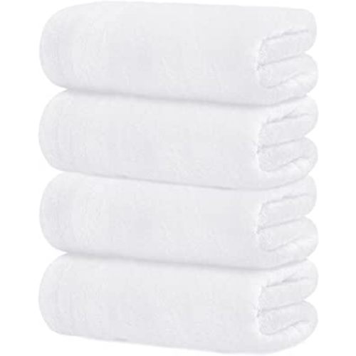  Tens Towels Large Bath Towels, 100% Cotton, 30 X 60 Inches  Extra Large Bath Towels, Lighter Weight, Quicker To Dry, Super Absorbent,  Perfect Bathroom Towels